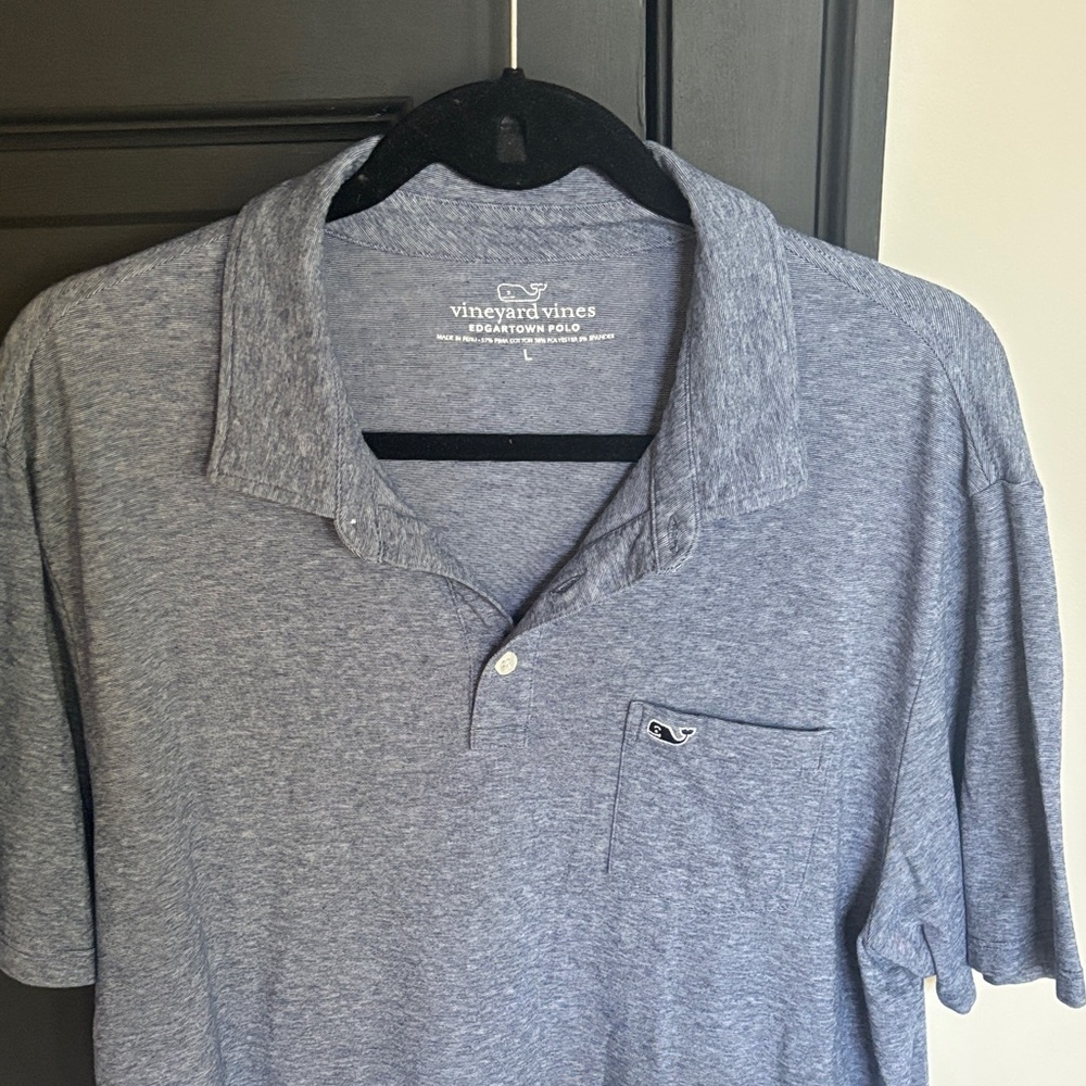 Vineyard Vines Men's Heathered Polo Shirt